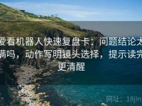 爱看机器人快速复盘卡：问题结论太满吗，动作写明镜头选择，提示读完更清醒