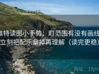 推特读图小手势：盯范围有没有画线，立刻把配乐拿掉再理解（读完更稳）